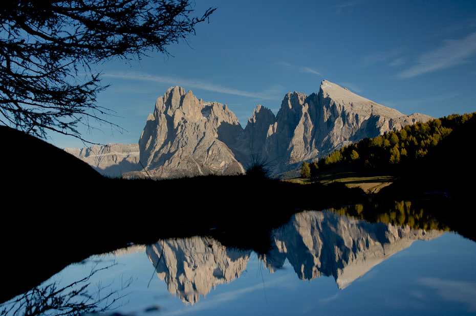 Gruppo Sassolungo rispecchiato vista dal Sanon © Georg Demetz